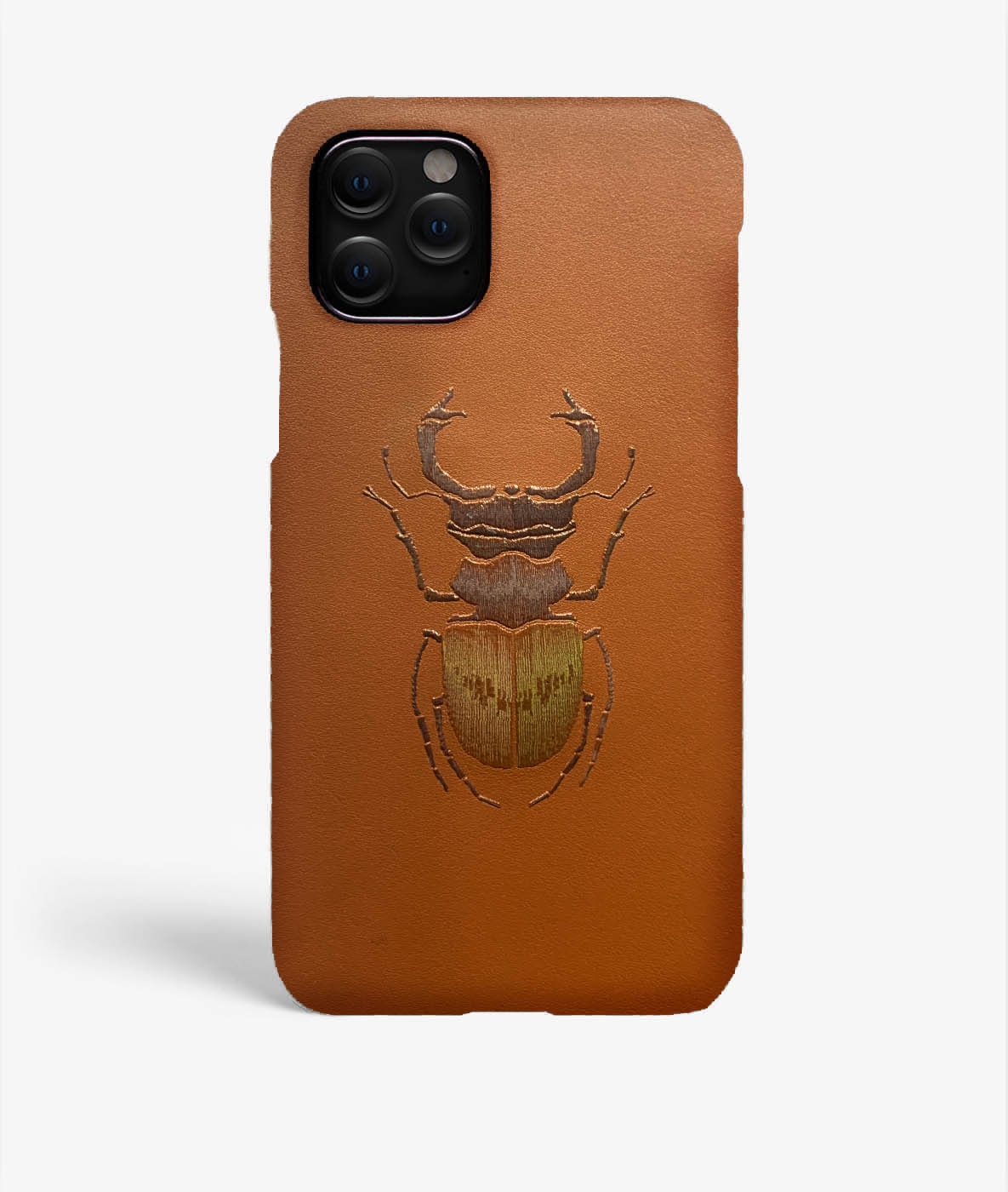 Coque iPhone 11 Pro Beetle Calf Cognac